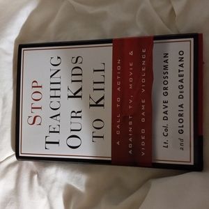 STOP TEACHING OUR KIDS TO KILL Hardback Book Brand New